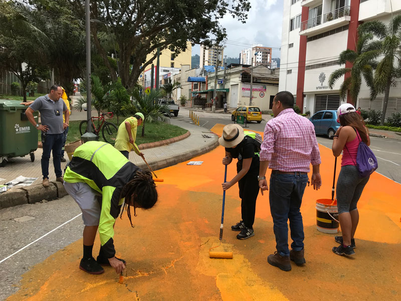 Urbanismo Táctico en el Parque de los Niños en Bucaramanga