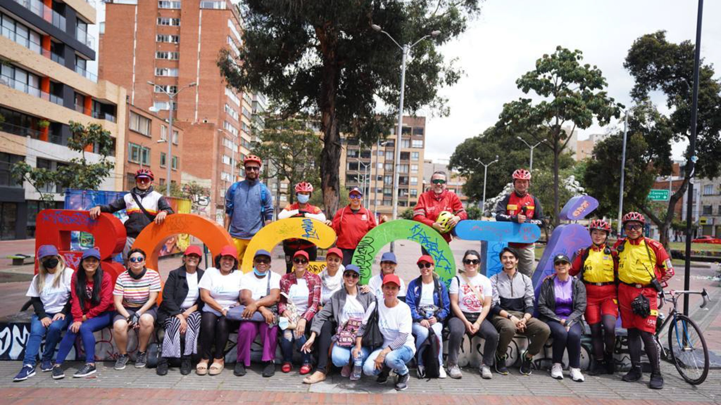 Delegación de La Habana, de visita en Bogotá